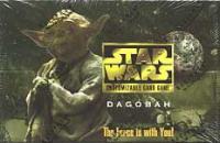 star wars ccg star wars sealed product dagobah limited booster box