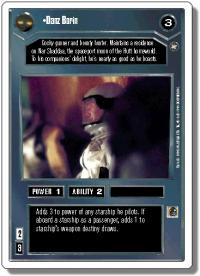 star wars ccg a new hope revised danz borin wb