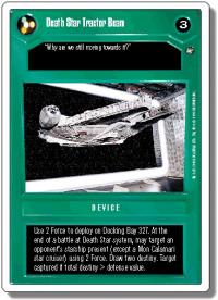 star wars ccg a new hope revised death star tractor beam wb
