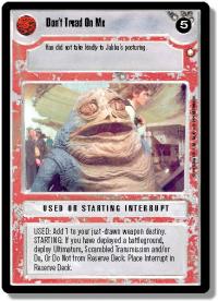 star wars ccg special edition don t tread on me