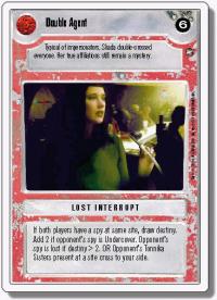 star wars ccg a new hope revised double agent wb