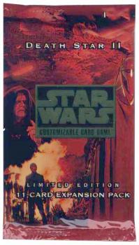 star wars ccg star wars sealed product death star ii booster pack