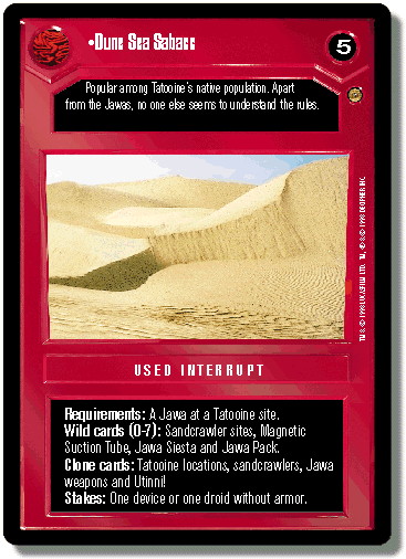 Dune Sea Sabacc (Dark)