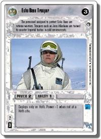 star wars ccg hoth revised echo base trooper officer wb