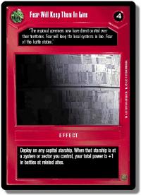 star wars ccg premiere limited fear will keep them in line