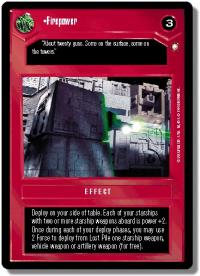 star wars ccg special edition firepower