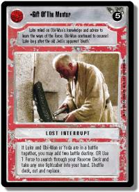 star wars ccg premiere limited gift of the mentor