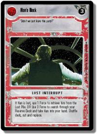 star wars ccg premiere unlimited han s back wb