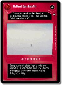 star wars ccg hoth limited he hasn t come back yet