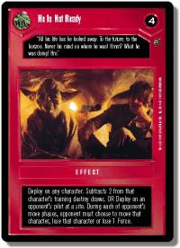 star wars ccg dagobah revised he is not ready wb