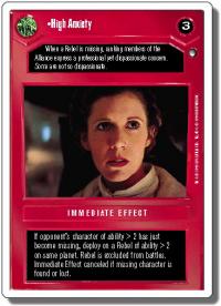 star wars ccg hoth revised high anxiety wb