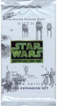 star wars ccg star wars sealed product hoth limited booster pack