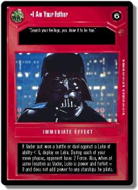 star wars ccg cloud city i am your father swccg