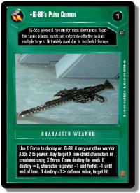 star wars ccg dagobah revised ig 88 s pulse cannon wb