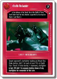 star wars ccg a new hope revised i m on the leader wb