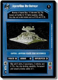 star wars ccg premiere unlimited imperial class star destroyer wb