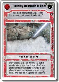 star wars ccg hoth revised i thought they smelt bad wb