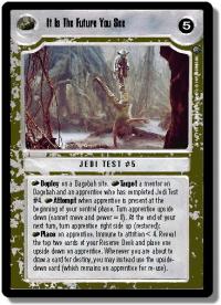 star wars ccg dagobah revised it is the future you see wb