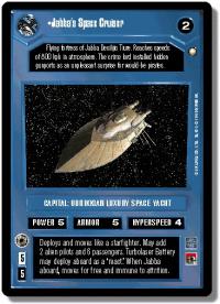 star wars ccg special edition jabba s space cruiser