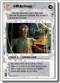 star wars ccg hoth revised k 3po wb