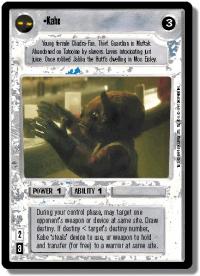 star wars ccg premiere unlimited kabe wb