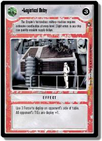 star wars ccg a new hope limited logistical delay