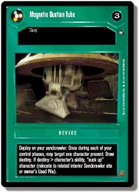star wars ccg a new hope limited magnetic suction tube dark
