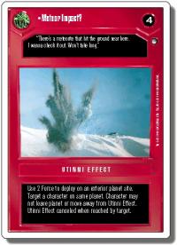 star wars ccg hoth revised meteor impact wb