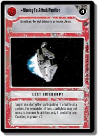 star wars ccg dagobah revised moving to attack position wb