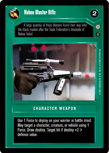 Naboo Blaster Rifle (Dark)