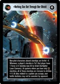 star wars ccg theed palace nothing can get trough our shield