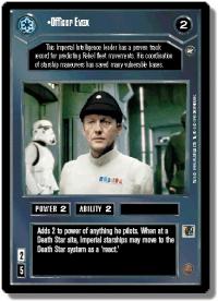 star wars ccg a new hope limited officer evax