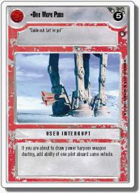 star wars ccg hoth revised one more pass wb