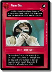 star wars ccg premiere limited physical choke