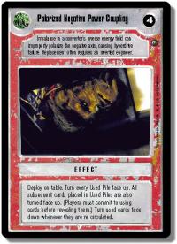 star wars ccg dagobah revised polarized negative power coupling wb