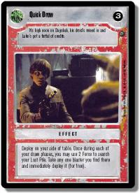 star wars ccg dagobah revised quick draw wb