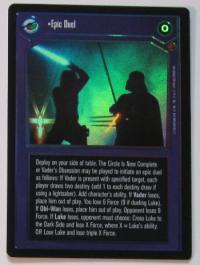 star wars ccg reflections i epic duel foil
