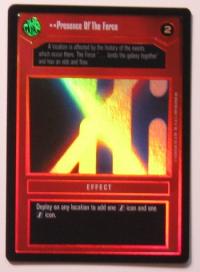 star wars ccg reflections i presence of the force foil