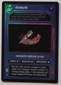 star wars ccg reflections i punishing one foil
