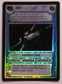 star wars ccg reflections i red 5 foil