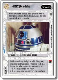 star wars ccg a new hope revised r2 d2 wb