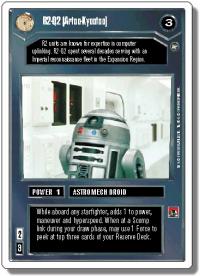 star wars ccg a new hope revised r2 q2 wb