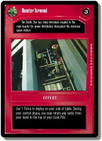 star wars ccg premiere limited reactor terminal