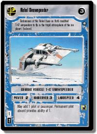 star wars ccg anthologies sealed deck premium rebel snowspeeder wb