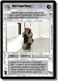 star wars ccg anthologies sealed deck premium rebel trooper recruit