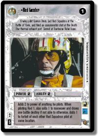 star wars ccg premiere limited red leader
