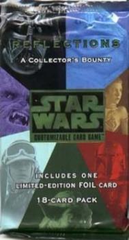 star wars ccg star wars sealed product reflections 1 booster pack