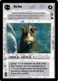 star wars ccg theed palace rep been