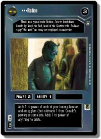 star wars ccg a new hope limited rodian