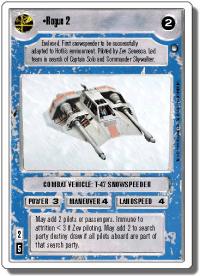 star wars ccg hoth revised rogue 2 wb